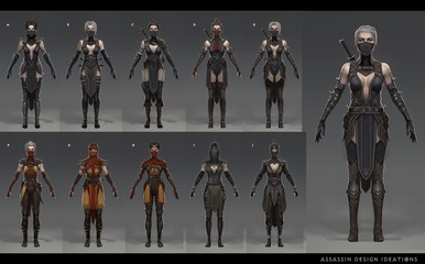 玩家作品赏析:暗黑破坏神刺客概念设计原画