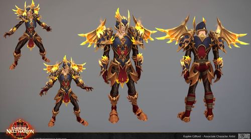 魔兽世界的原画设计展示 依旧辣么给力