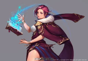 韩风游戏妹子精品原画设计欣赏